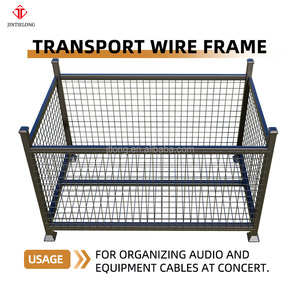 Chariot à plateau JinTieLong, chariot à plateau, design carré, matériau Q235, capacité de charge de 100 kg, couleur noire, durable - Product Image 6