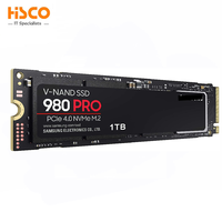 MZ-V8P1T0B untuk SSD 980 PRO 1TB 1000GB PCIe 4.0 NVMe Gen 4 Gaming M.2 kartu memori Hard Drive SSD Solid State Internal