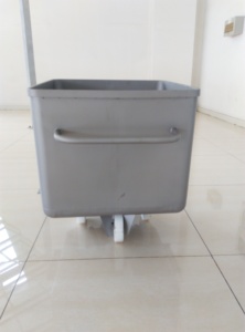 Thịt công nghiệp xe đẩy cấp thực phẩm thép không gỉ bin giỏ hàng <span class=keywords><strong>Buggy</strong></span> giá <span class=keywords><strong>200L</strong></span> Bốn bánh xe - Product Image 3