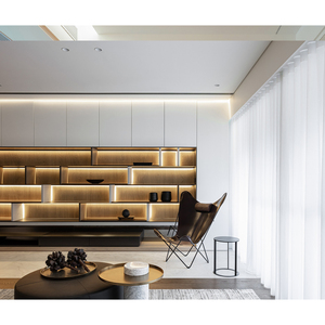 Ensemble de meubles de chambre principale de villa penthouse de luxe, mobilier de chambre complète moderne pour hôtel 5 étoiles, suite avec lit king size surdimensionné - Product Image 2