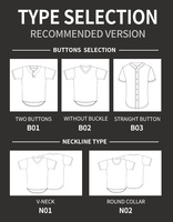 Maillot de baseball personnalisé à 2 boutons, nom et numéro d'équipe personnalisés, maille respirante, sublimation, broderie, uniforme d'équipe pour jeunes et adultes