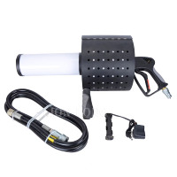 Machine de tir à jet de confettis à LED RVB Pistolet à CO2 électrique avec télécommande en métal durable