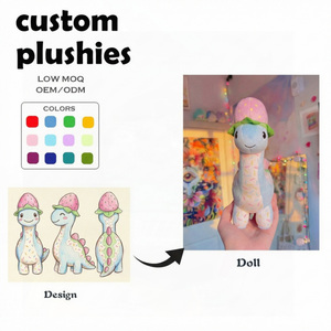 Muñecos de Peluche Personalizados, <span class=keywords><strong>Muñeca</strong></span> de Peluche con Nariz Grande, Decoración con Temática de Bosque, Almohadas Lindas para Niñas, Llavero de Peluche Personalizado Crocet - Product Image 3