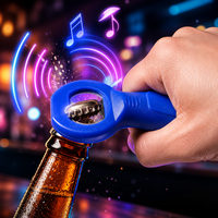 Destapador de Botellas Parlante con Voz Grabable, Abridor de Cerveza Programable, Souvenir para Hombres, Regalo de Empresa