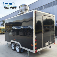 Camion de vente ambulante entièrement équipé pour la vente de limonade, café, crème glacée, nourriture, avec machines à snacks et équipement de restauration, à vendre