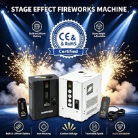 Mesin Percikan Api Dingin Mini Genggam 350W Bersertifikat CE Baru 2026, Mesin Logam Bertenaga Baterai untuk Pesta Pernikahan dan Panggung
