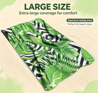 Serviette de plage gaufrée en microfibre, grande taille, légère et à séchage rapide, idéale pour les voyages, pour adultes, hommes et femmes – Offre estivale