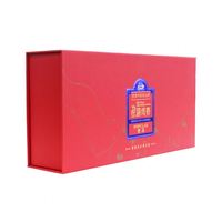 Boîte cadeau magnétique pliable de haute qualité, boîte en papier à texture spéciale, emballage personnalisé pour gloss à lèvres avec insert