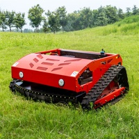 Robot Pemotong Rumput Otomatis dengan GPS & Remote Control Zero-Turn Kelas Industri 24V untuk Mesin Model HT-1000A