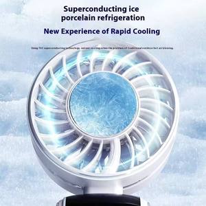 Costum Portable Rechargeable <b>Mini</b> <b>USB</b> <b>Fan</b> Design Digital Display Portable Neck Digital Folding <b>Mini</b> <b>Fan</b> for Home Car Use Outdoor - Product Image 2