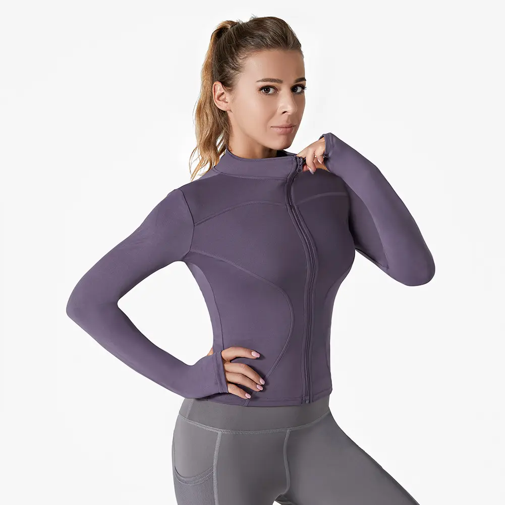 Outdoor Sports Quick Drying Tight Fitting Women's Yoga Training High Elasticity Breathable Long Sleeved Top Fitness Suit Men