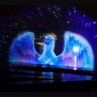Fuente de Agua Personalizada con Cortina de Agua, Programa de Proyección Láser, Iluminación, Espectáculo de Danza Acuática, Fuente Musical para Plazas