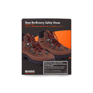 Base Be-Browny Safety <b>Shoes</b> Brown Size 38 Electrostatic Class A S3 Src Protection - Product Image 2