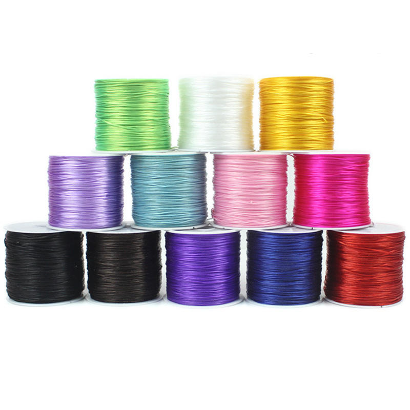 Flat Colorful Elastic Cord Stretch Cord for Bracelet
