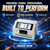 Printer Inkjet UV A5 Baru DX7 Mini Flatbed WiFi Cetak Otomatis Logam Kayu Akrilik Casing Ponsel DIY Kado Kustom Tanpa Pernis Portabel