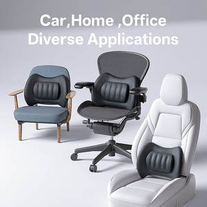 <span class=keywords><strong>Coussin</strong></span> lombaire personnalisable soulageant le stress de la taille dossier en mousse à mémoire de forme chaise de jeu/chaise de bureau/siège de <span class=keywords><strong>voiture</strong></span> oreiller de soutien lombaire - Product Image 2