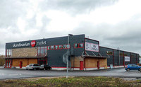 Edificio de taller económico de supermercado almacén estructura de acero usado a la venta