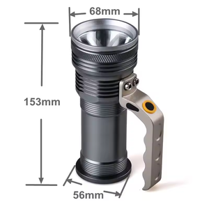 <span class=keywords><strong>COOLMAN</strong></span> RH-0601 Lampe torche LED la plus puissante 10W XML T6, tactique, étanche IP65, rechargeable DC, en alliage d'aluminium - Product Image 4