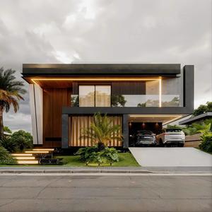 Ville moderne di lusso della struttura d'acciaio fatte cinesi con le case prefabbricate rispettose dell'ambiente usate per gli hotel di vacanza - Product Image 3