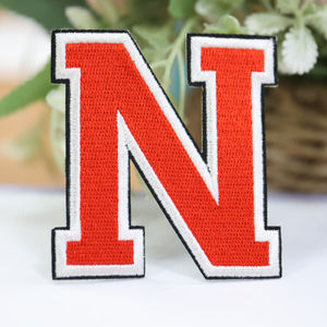 Großhandel bestickt Custom Logo neues Design Stick patches und Abzeichen mit Eisen auf gewebten Stick patches - Product Image 2