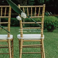 Kursi Chivari Perjamuan Pernikahan Chivari Emas untuk Dijual