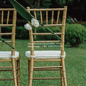 Altın Chiavari düğün ziyafet Chiavari sandalye satışı