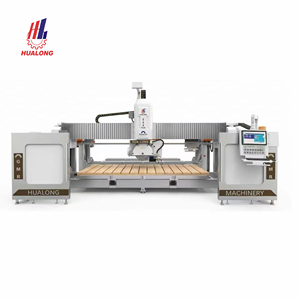 2026 Tech Pro HKNC-<span class=keywords><strong>650</strong></span>+ Cina CNC 5 Assi Fresatrice Elettrica a Ponte per Taglio Pietra, Quarzo, Granito, Marmo con Motore - Product Image 1