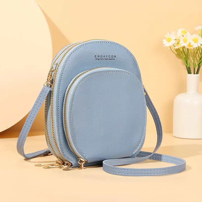 Neue elegante Handy tasche Damen brieftasche Lange multifunktion ale Minit asche Single Shoulder Oblique Straddle Bag