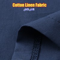 Chemise Homme Musulmane Tendance, Robe Décontractée en Coton et Lin, Manches Longues Unies, Hauts Arabes Simples, Chemise Décontractée pour Homme, Jubba Thobe