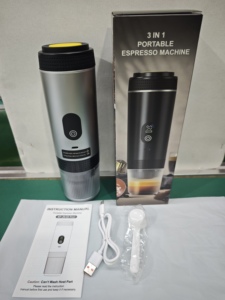 เครื่องชงกาแฟเอสเพรสโซแบบพกพา 3 in 1 ใช้แบตเตอรี่ แรงดัน 20 บาร์ รุ่นปี 2026 กำลังเป็นที่นิยม เหมาะสำหรับโรงแรม แคมป์ปิ้ง และการเดินป่า - Product Image 6