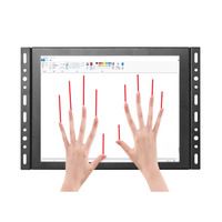 7-43 İnç Endüstriyel Kapasitif Dokunmatik Ekranlı Monitör, AV/BNC/VGA/HD/USB Arayüzleriyle