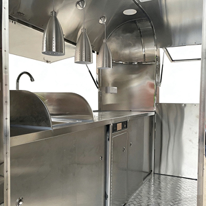 Remolque de Comida Multifuncional de Acero Inoxidable y Aluminio con Puesto de Dulces, Gran Venta - Product Image 6