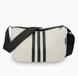 Yellow <b>Nylon</b> Striped Chest <b>Bag</b> Women Sporty Waterproof Single Strap <b>Crossbody</b> <b>Bag</b> Polyester Lining Large Capacity - Product Image 5