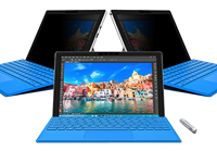 Mudah Nyala/mati bingkai perekat dapat dicuci antisilau Filter layar privasi Laptop untuk Microsoft Surface Go 1/2/3