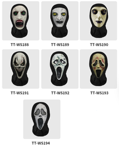 Máscara de Maquillaje de Terror para Disfraces de Halloween, Venta al por Mayor Personalizada, Accesorios para Fiestas, Máscara de Broma - Product Image 5
