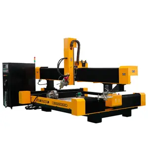 Küçük taş oyma Cnc makinesi granit yapay kuvars yapma otomatik kesme makineleri için Cnc router hindistan'da fiyat