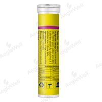 Comprimés effervescents amincissants aromatisés Aeglewell OEM, comprimés effervescents à la vitamine C et à la L-carnitine