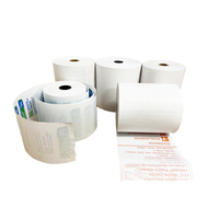 Rouleaux de papier thermique personnalisés sans BPA 57x40mm pour caisses enregistreuses et reçus de vente au détail