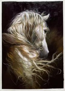 Modern Custom Luxury Handmade Portrait Animal <strong>Pet</strong> Dog Cat Horse Home Wall <strong>Graceful</strong> Art Decor Canvas Oil Painting From Photo - Product Image 4