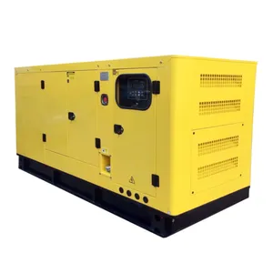 110kw air to air intercooled silent diesel engine generator set with Cummins 6BTAA5.9-G2 sound proof genset