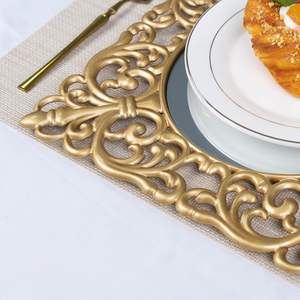 Oferta: Platos <span class=keywords><strong>de</strong></span> Presentación Dorados Cuadrados <span class=keywords><strong>y</strong></span> Duraderos al por Mayor para Decoración <span class=keywords><strong>de</strong></span> Bodas, Fiestas <span class=keywords><strong>y</strong></span> Eventos - Product Image 4