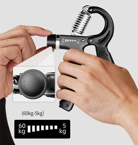 Rehabilitasyon Spor Salonu Ekipmanları El Kuvvetlendiricileri Ayarlanabilir Hafif Fitness El Kuvvetlendiricisi Krom Kaplama Yaylı - Product Image 6