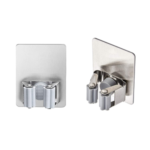 Soporte de fregona y escoba <span class=keywords><strong>para</strong></span> montaje en pared, organizador de piso, venta directa de fábrica, venta al por mayor - Product Image 2