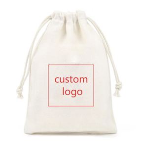 Custom Design Lovely Full Heat Transfer Printing Cotton Linen Drawstring Bag Cotton Jewelry Packing Drawstring <b>Pouch</b> - Product Image 4