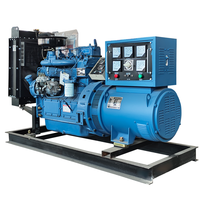 Generator Diesel Tipe Terbuka Lengkap Dengan Kabinet Kontrol Standar, Tangki Bahan Bakar, Rangka Dasar Satu Set Peralatan Tenaga Lengkap