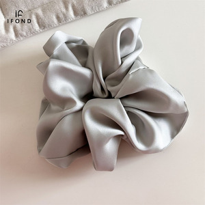Ifond 18cm Satin đàn hồi tóc ban nhạc cho phụ nữ quá khổ <span class=keywords><strong>Bow</strong></span> scrunchie đơn giản vẻ đẹp tóc phụ kiện Quà Tặng - Product Image 6