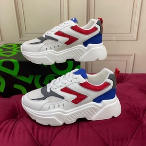 Chaussures de sport de luxe en cuir de créateur, baskets tendance, chaussures pour hommes de haute qualité et élégantes, chaussures de marche décontractées à semelle épaisse - Product Image 3