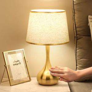 Modern Minimalist American Style Table Luxury Romantic <b>Touch</b>-Sensitive Dimming New Chinese Style ABS 5W Side Bedside Nightstand - Product Image 4