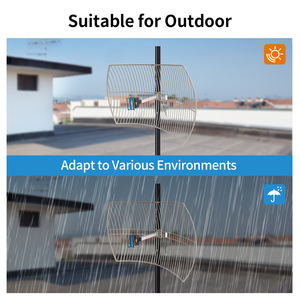 2025 véritable Gain élevé 2.4GHz 24dBi Gain moulé sous pression grille antenne maille parabolique antenne parabolique pour huawei radio ZTE mikrotik - Product Image 5