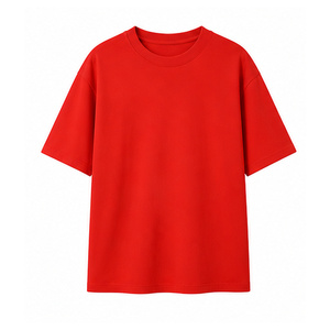 Custom Heavyweight 100% Cotton T Shirt OEM ODM Oversized Unisex Crew Neck Blank Short Sleeve <b>Tee</b> with Logo - Product Image 6